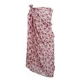 thumbnail image 1 of Naiovety Pareo para mujer, traje de baño envolvente, estilo largo, accesorios de playa, ropa deportiva ligera de secado rápido, accesorio para Traje de baño flor roja Naiovety OD017125-08, 1 of 4