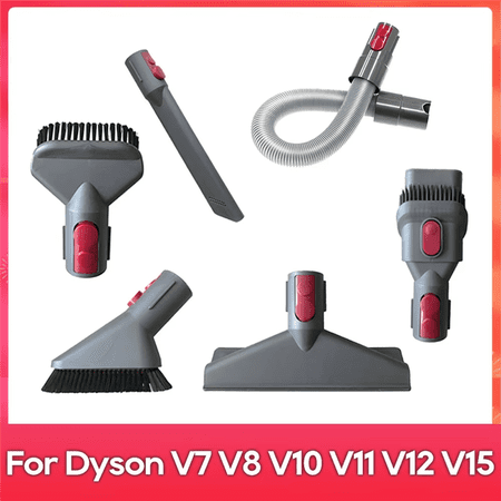 6pcs-For Dy*son V7 V8 V10 V11 V12 V15 Vacuum Cleaner Replacement Accessories Round Brush Parts Soft Brush Parts
