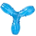 thumbnail image 4 of Dog Dental Toys Bacon Flavored Scented Tough Blue Rubber Choose Ball Bone Tripod (6" Tripod), 4 of 8
