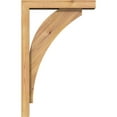 thumbnail image 3 of Ekena Millwork 3 1/2"W x 14"D x 22"H Thorton Block Smooth Bracket w/ Offset Brace, Western Red Cedar, 3 of 25