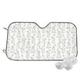 thumbnail image 2 of Lsque Bunny And Bird Car Windshield Sun Shade | Accordion Folding Style Auto Shade for Car Truck SUV Van | Blocks UV Rays Sun Visor Protector | Medium, 2 of 7