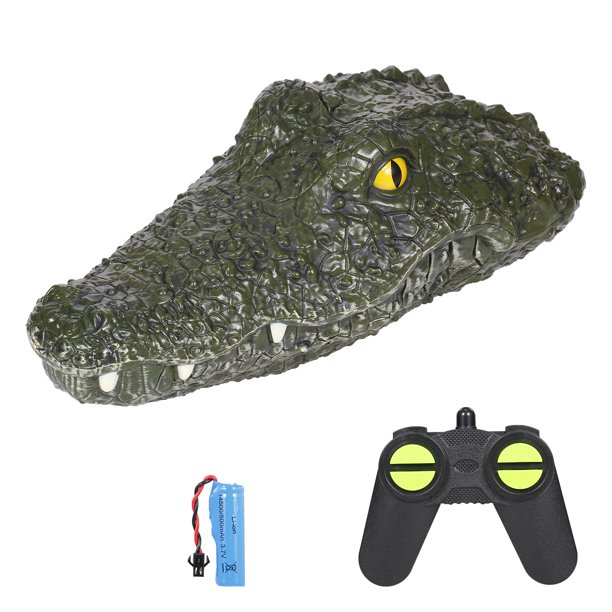 Jjrc Rc Boat Simulation Crocodile Electric Racing Boat For Pools 2 4g Remote 2ch Control Spoof Toy Walmart Com Walmart Com