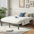 thumbnail image 1 of edx 14" High Full Size Bed Frame No Box Spring Needed, Heavy Duty Metal with Sturdy Steel Slat Support and Under Bed Storage, 1 of 10