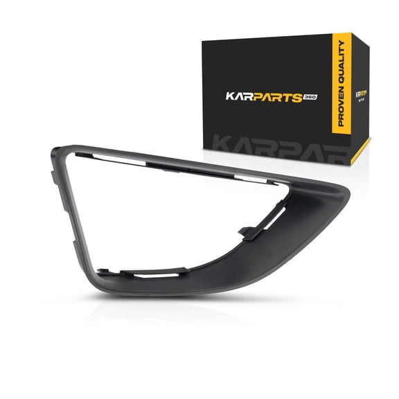 For Ford Fusion 2010 2011 2012 Fog Light Trim Passenger Side | Outer Molding | Black | Plastic | Replacement For FO1039121 | 615343548913