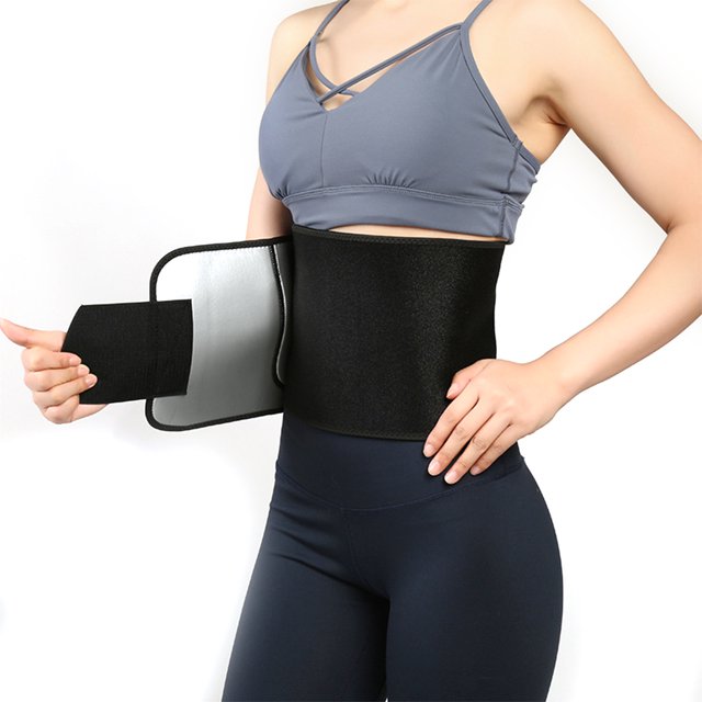 Cinturón recortador de cintura con soporte para cintura, ejercicio Unisex, pérdida de peso, moldeador de quemaduras, cinturón de Fitness para gimnasio con bolsa para teléfono