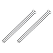 2Pcs 3/8" x 4-3/4" Single Hole Clevis Pins, 304 Stainless Steel Flat Head Pins