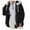 Black, variant on Women's Plush Hooded Zip Up Jacket, Long Sleeve Winter Coat with Pockets, Warm and Cozy Outerwear for Casual Daily Wear and Cold Weather Protection-Black