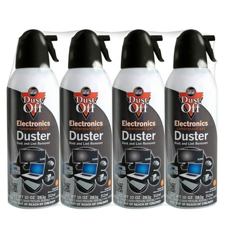 Dust-Off Compressed Gas Duster, Pack of 8, Removes dust, lint and other contaminants from hard-to-reach areas By (Best Way To Remove Lint)
