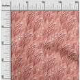 thumbnail image 1 of oneOone Polyester Lycra Peach Fabric Florals Sewing Material Print Fabric By The Yard 56 Inch Wide, 1 of 4