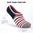 thumbnail image 4 of LITERRA Mens 12 Pairs No Show Socks Low cut Invisible Non Slip Thin Socks for Men, 4 of 7