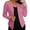 Pink, variant on Busydd Womens Blazer Trendy Solid Color Open Front Suit Jackets for Women Long Sleeve Blazers for Women Comfy Womens Business Casual Clothing