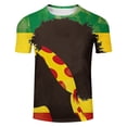 thumbnail image 3 of Tops para hombre, blusas y camisas de manga corta con cuello redondo para hombre Camisa de manga corta estampada para hombre Top/camisa de manga corta con cuello redondo Tops para hombre, 3 of 4