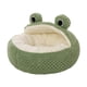 thumbnail image 2 of Cama cálida para perros, tienda para gatos, cama cueva para mascotas de interior suave y lavable, nido para gatos semicerrado para perros Pomerania, , Estilo M, 2 of 8