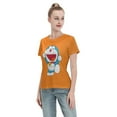 thumbnail image 4 of Women's Basic Short Sleeve T-Shirt Doraemon, 4 of 6