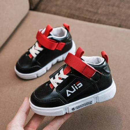 

boys and girls sneakers children s running shoes for young children black 30
