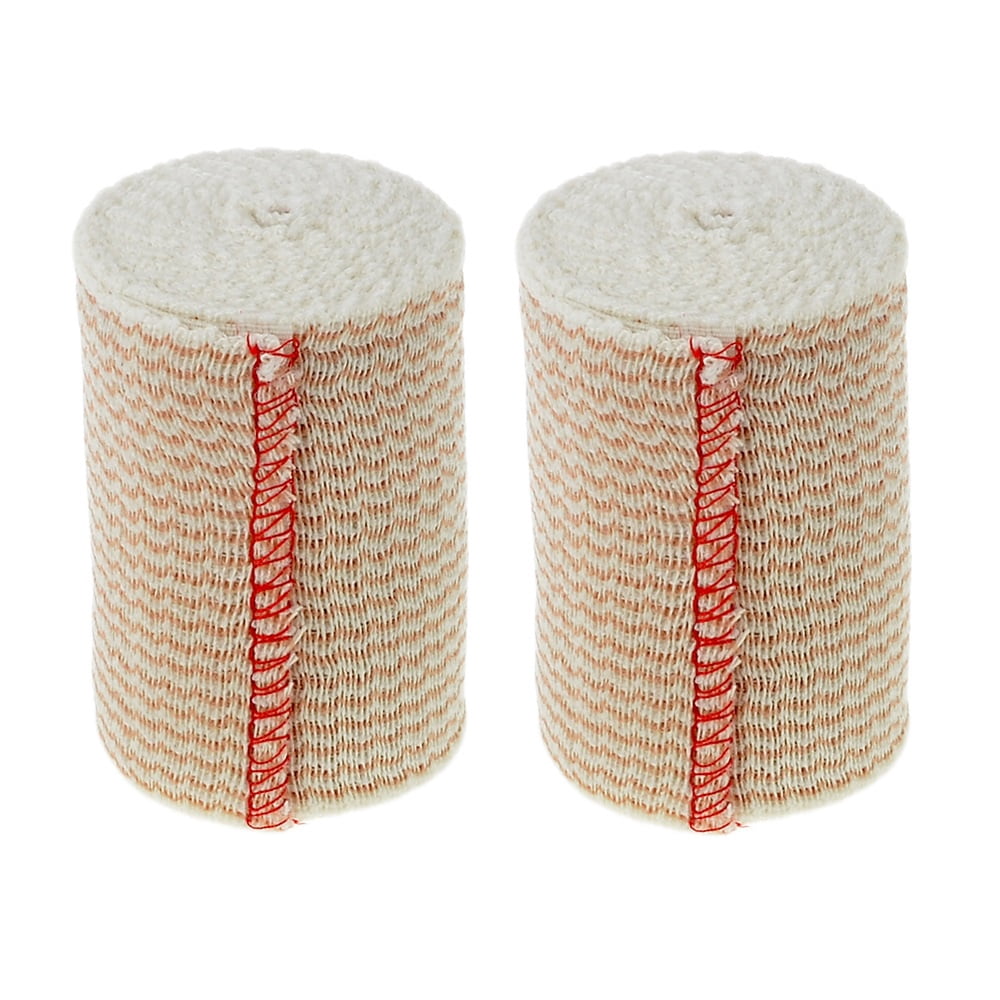 Dealmed Elastic Bandage Wrap 3" with Self Closure, Stretched Compression (50 Rolls/Case)