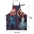 thumbnail image 5 of Lsque Chucky Waterproof Apron Chef Aprons for Men Heavy Duty Chemical Work Apron Extra Long Grilling Aprons with Adjustable Bib Apron, 5 of 9