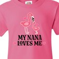 thumbnail image 4 of Inktastic Nana Loves Me Girl Flamingo Youth T-Shirt, 4 of 5