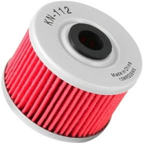 K&N Motorcycle Oil Filter: High Performance, Premium, Designed to be used with Synthetic or Conventional Oils: Fits Select Honda, Kawasaki Motorcycle Models, KN-112