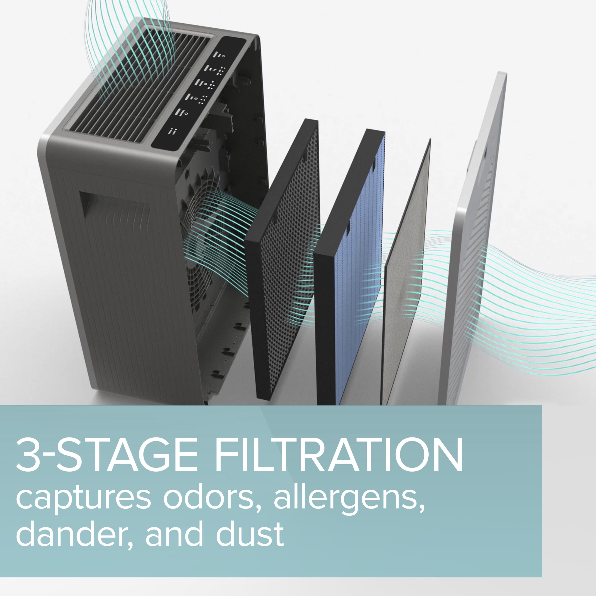 BISSELL air400 Air Purifier with High Efficiency Filter and CirQulate System, 423 sqft, 24791