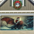 thumbnail image 4 of Santa Riding Classic Lighting Holiday Party Banner Outdoor Christmas Background Cloth for Merry Festive Event Decoration, 4 of 6