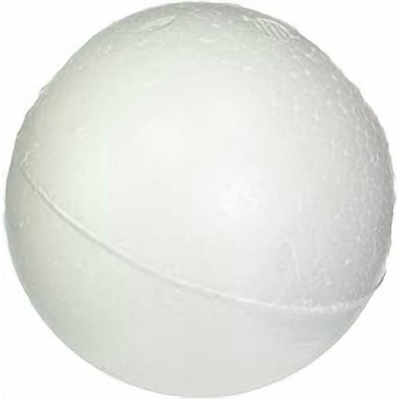 Smoothfoam 12-Pack Balls Crafts Foam for Modeling, 2-Inch, White