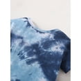 thumbnail image 5 of CARETOO Toddler Baby Boys Clothes Te Dye Top T-shirt Short 2Pcs Outfits 95% Cotton Summer Casual Set, 5 of 14