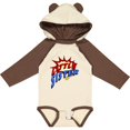 thumbnail image 3 of Inktastic Little Sister Superhero Girls Long Sleeve Baby Bodysuit, 3 of 5