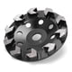 thumbnail image 5 of Muela abrasiva de 150 mm rectificadora Muela abrasiva de fácil uso de 150 mm Lijado de hormigón negro para hombre para piezas de reparación ANGGREK Otros, 5 of 8