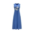 thumbnail image 2 of Vestido largo de verano para mujer, vestido largo formal para caminar y desplazarse por la calle M, 2 of 7