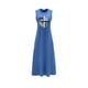 thumbnail image 2 of Vestido largo de verano para mujer, ropa suelta de recuerdo, vestido con cuello redondo para ir de compras S, 2 of 7