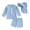 Light Blue, variant on Boys Split Swimsuit Striped Seersucker Long Sleeve Swimsuit Trunks Bathing Suit with Hat 3Pcs Rash Guard Set Toddler Baby Green 18 Months-24 Months