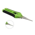 thumbnail image 4 of Precision Garden Trimming Scissors Heavy Duty Steel Pruning Tool for Shrubs Roses , Green Straight Blade, 4 of 7