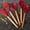 Red, variant on 5pc Silicone Utensil Set, Kitchen Utensil Set, Safety Cooking Utensils Set, Non-Stick Cooking Utensils Set With Wooden Handle, Washable Modern Cookware, Kitchen Stuff, Kitchen Gadgets