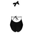 thumbnail image 2 of Traje de Baño Ocean Pacific para Mujer Completo, Escote Amplio, Cuello Halter Negro Talla EG, 2 of 4
