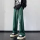 thumbnail image 2 of Pantalones casuales de tendencia para hombre, pantalones rectos nuevos para hombre, ajuste regular, estilo coreano elegante y de moda, ropa de talla grande en oferta, holgados, Y2k, 2 of 4