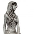 thumbnail image 3 of 20" Grey Mermaid Indoor Outdoor Statue, 3 of 4