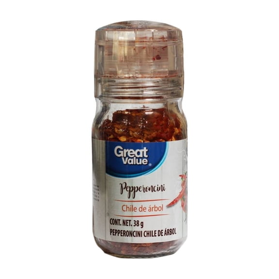 Pepperoncini Great Value chile de árbol 38 g