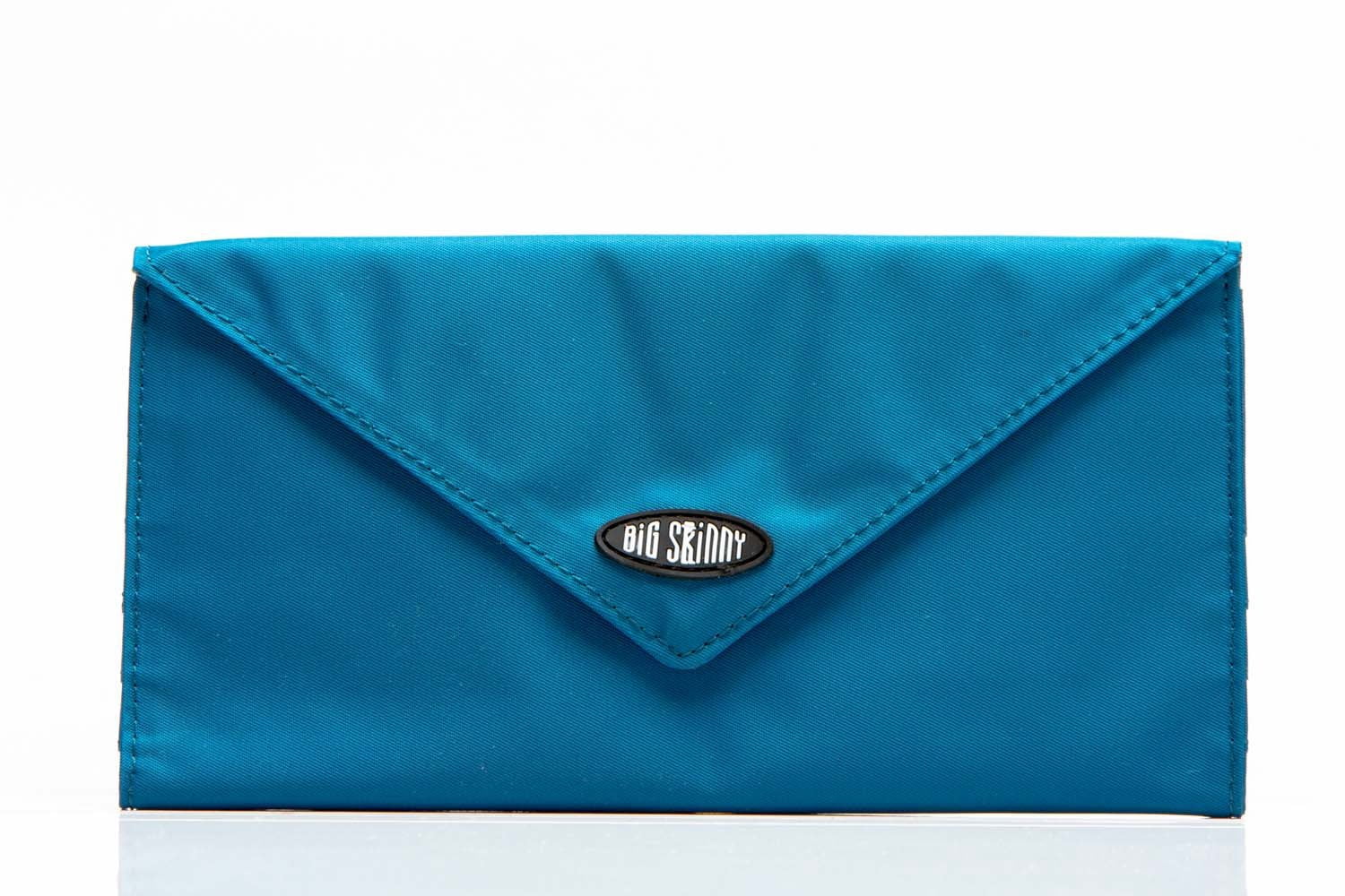 Big Skinny Women's Slimvelope TriFold Checkbook Slim Wallet, Holds Up