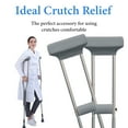 thumbnail image 3 of CAVENDY Ice-Silk Underarm Crutch Pads & Hand Grip Covers, 4-Piece Set, Cooling, Non-Slip, Washable, Universal Fit, 3 of 6