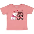 thumbnail image 3 of Inktastic Grammy Loves Me Lots and Lots Cute Elephant Boys or Girls Baby T-Shirt, 3 of 5