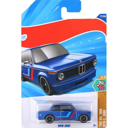 HW 2025 BMW 2002 (Blue) 70s vs. 90s 1970 C. 1990