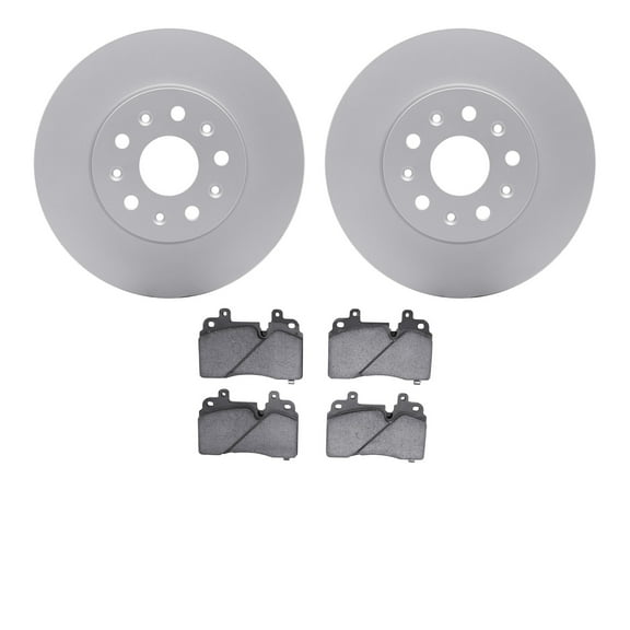 Dynamic Friction Company Front Geospec Brake Rotors with 5000 Advanced Brake Pads 4502-46086