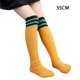 thumbnail image 5 of Qarigey Calcetines de tubo medio Transpirable Algodón puro Buena retención de calor Medias Diseño de rayas Absorbente de sudor para niños Medias tipo 42 Qarigey AP009517-42, 5 of 6