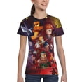 thumbnail image 4 of Ninjago Poster Teen T-Shirt Crewneck Short Sleeve Double-Sided Print Summer Tee Shirts Top For Youth Boys Girls Children Large, 4 of 7