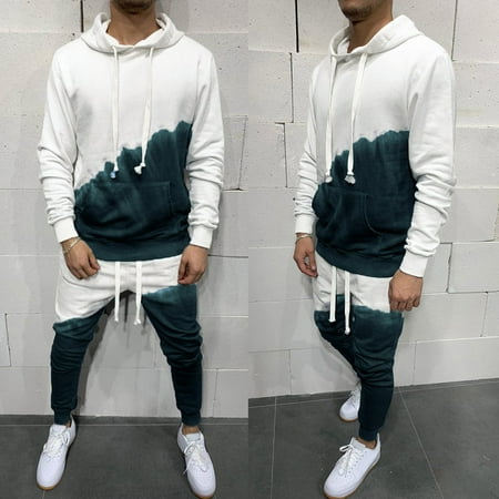 Tangnade Polo Shirts for Men Fashion Men's Autumn Winter Pocket Sweatshirt Top Pants Sets Sports Suit Tracksuit