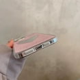 thumbnail image 5 of Cute Pink Speckle Love Heart Shaped Plating Mirror Phone Case Compatible with iPhone Case (Pink,iPhone 13), 5 of 5