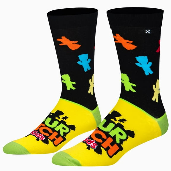 Odd Sox Sour Patch Candy Crew Socks Cool Novelty Sweet Treat Merch Colorful Soft Cotton Blend
