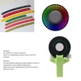 thumbnail image 5 of Manual Embossing Label Maker Machine 3D Handheld Dial Label Printer with Tapes 7.48 x 5.12 x 2.76 inches / 19.0 x 13.0 x 7.0 cm Mini Vintage Embossed Tape Writer for Home Office Crafts Green, 5 of 9