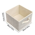 thumbnail image 2 of Fabric Storage Box For Clothing & Quilt Household Fabric Items Sundries Organizer Desktop Kids Toy Storage Box Household Space-saving Essentials, 2 of 4